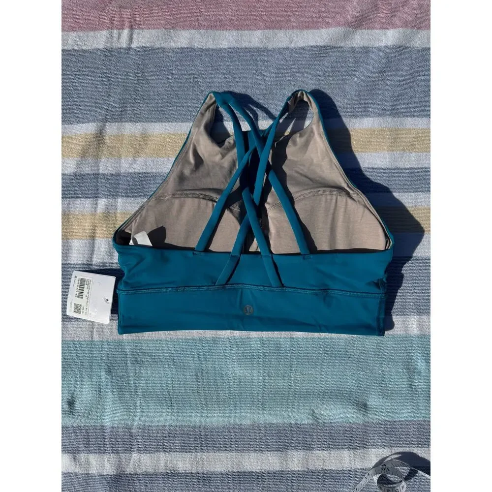 *NWT, Lululemon, Women, Energy High Neck Bra with Zip, Sz 8, B-D Cups